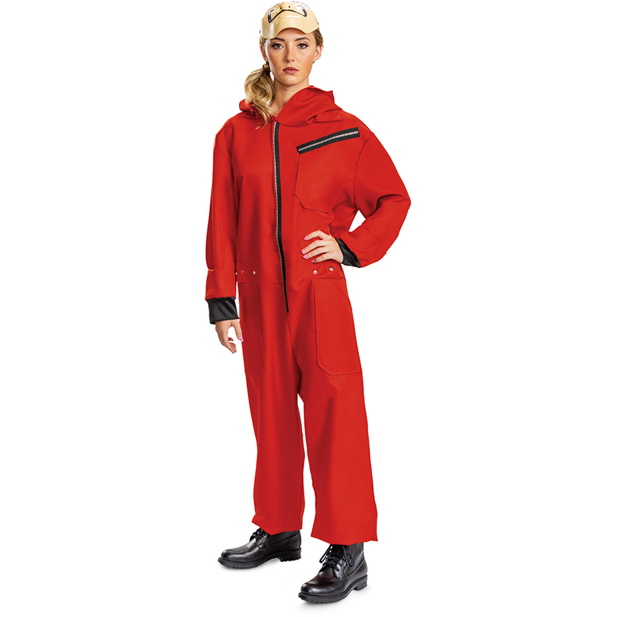 Money Heist Adult Jumpsuit W/ Mask Disguise  124399