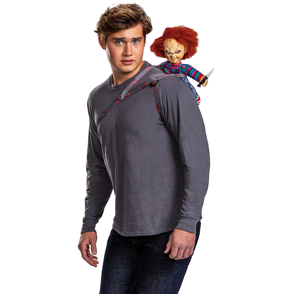 Chucky Backpack Adult Costume Disguise  125209