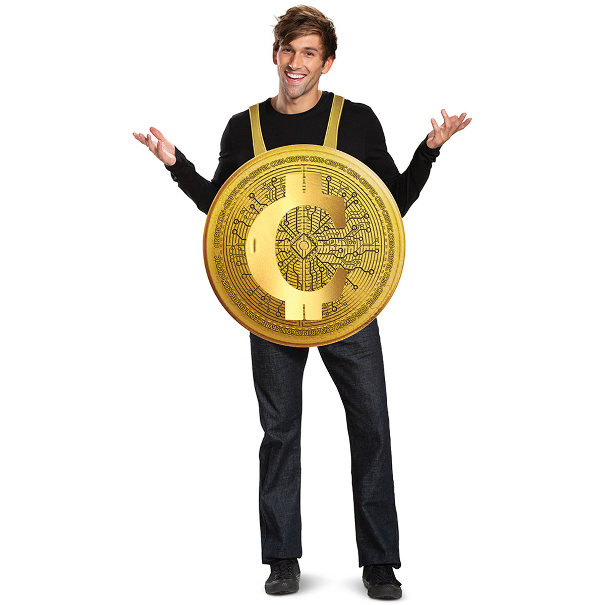 Crypto Currency Adult Costume Disguise  129169