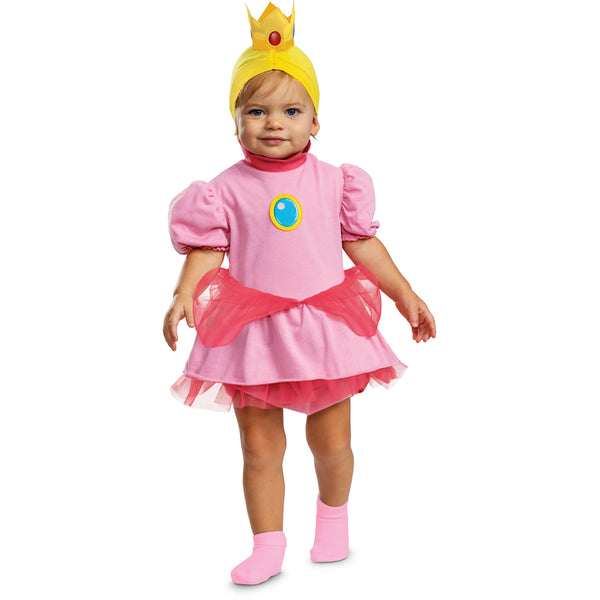 Baby Posh Super Mario Bros. Princess Peach Costume - 12-18 Months