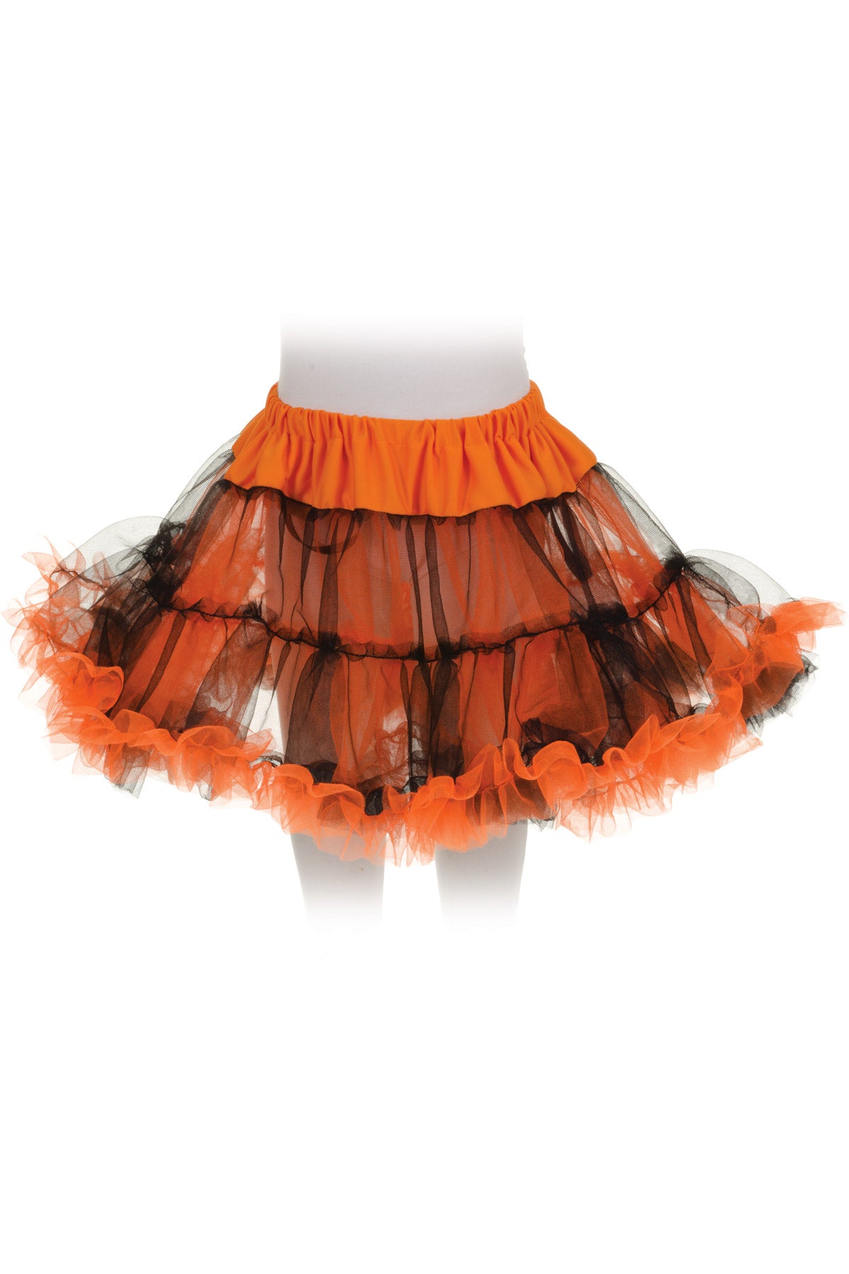 Tutu Skirt - Orange/ Black Underwraps 25827