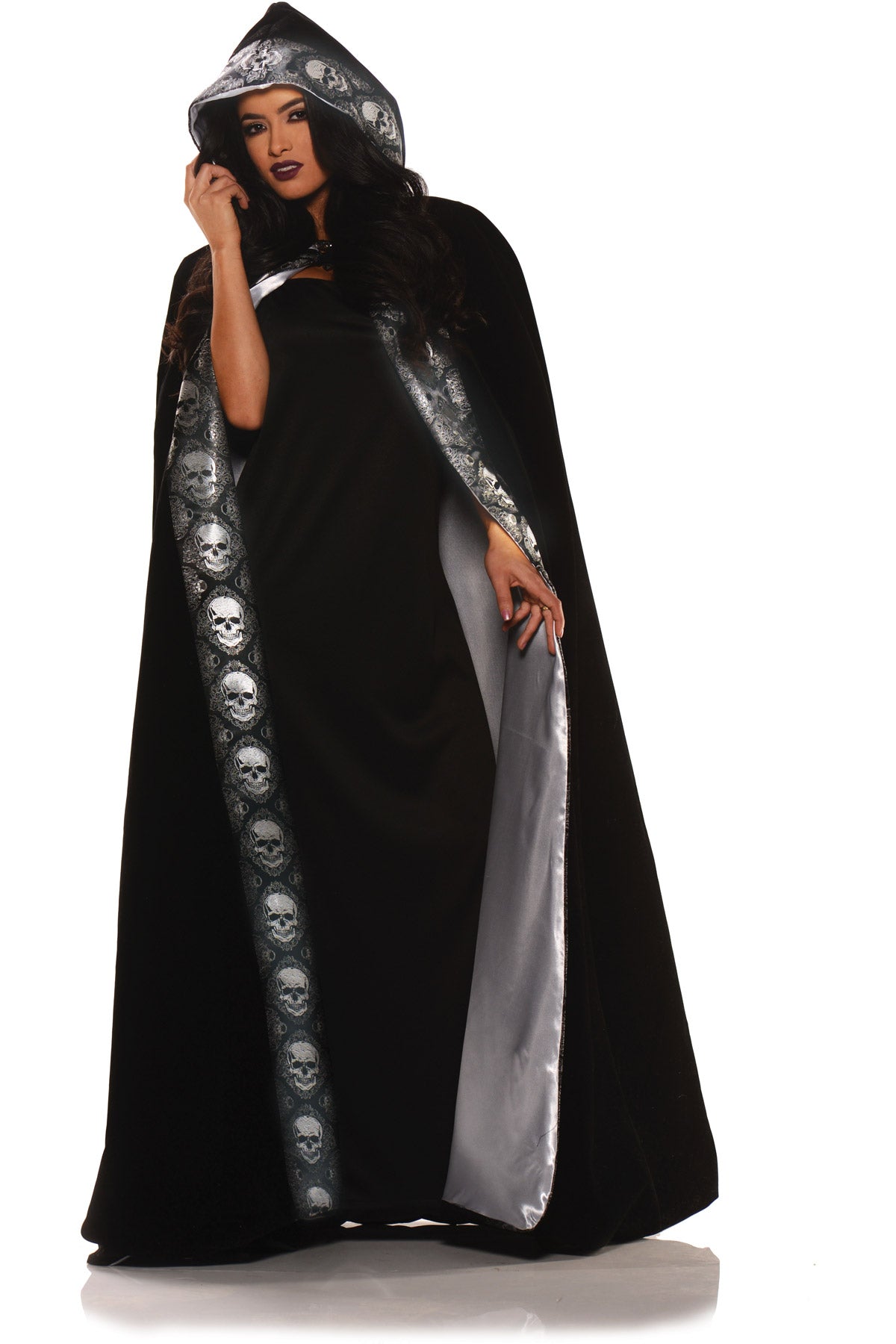 Velvet Skull Cape Underwraps  28653
