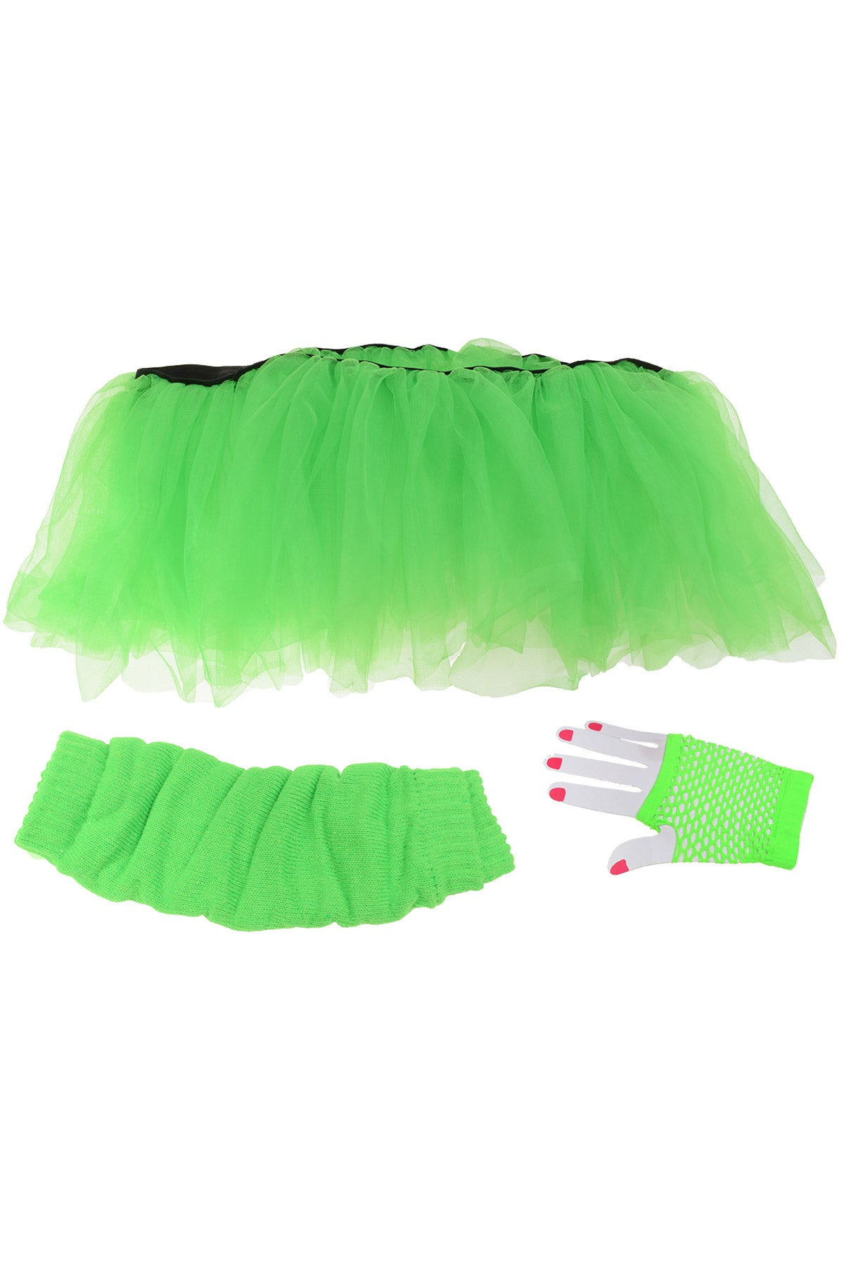 Tutu Set - Neon Green Underwraps 28782