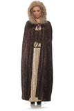 Renaissance Cape With Hood - Brown Underwraps  29248