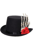 Skeleton Hand Top Hat - Black Underwraps 29527