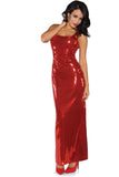 Sequin Dress Long - Red Underwraps  29654