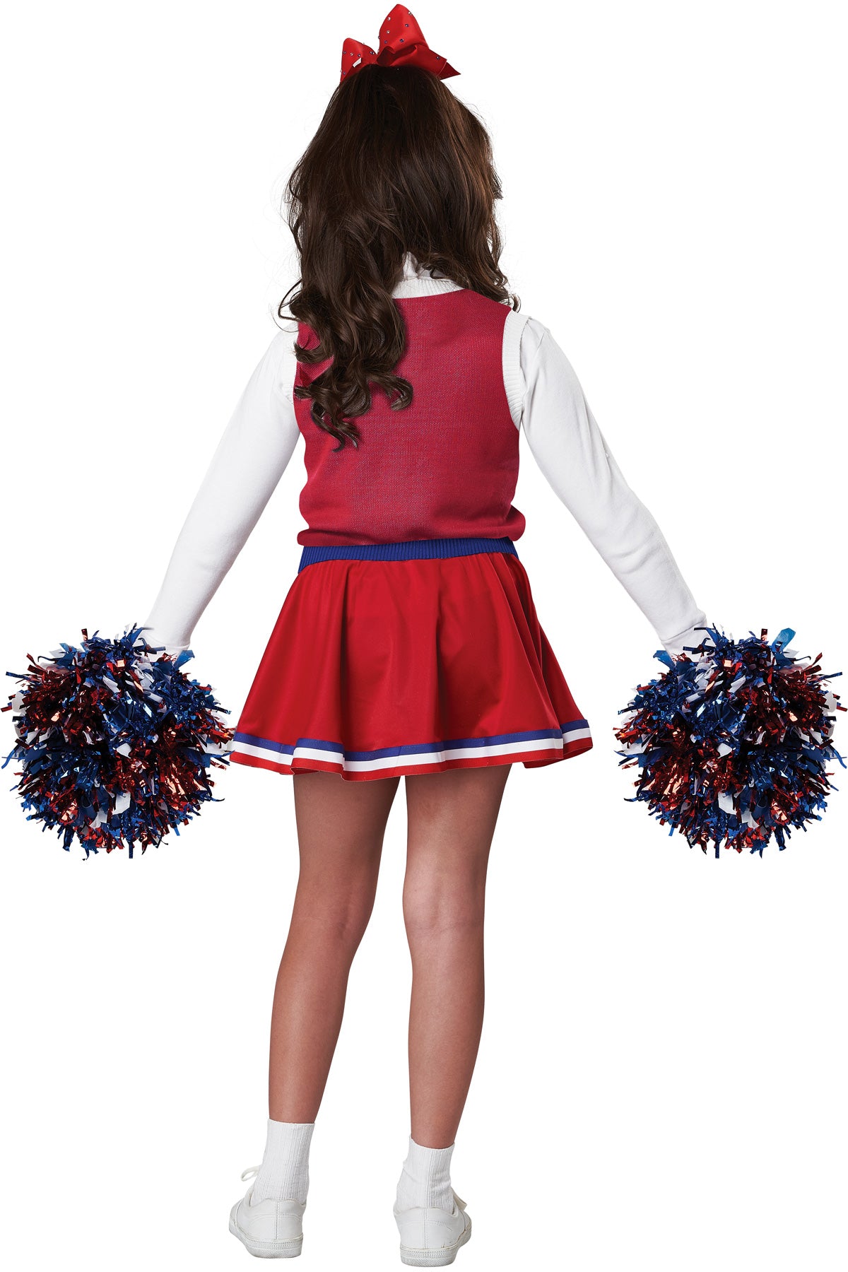 Underwraps Womens Blue Cheerleader Costume - Size Large