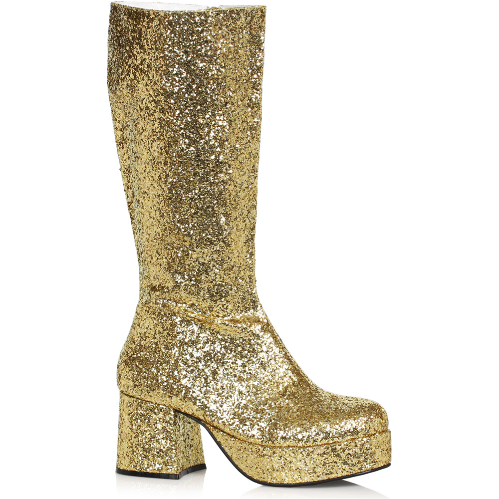 3 Heel Mens Glitter Knee High Boot Ellie 1031 312/ROCKER