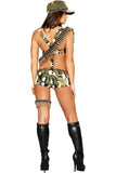 Spicy Seductive Military Army Brigadier Soldier Costume Roma 4391