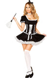 Naughty French Maid Housekeeper Dress Costume Roma 4537