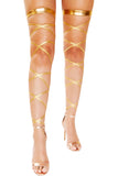 Pair of Metallic Leg Wraps Roma 4929