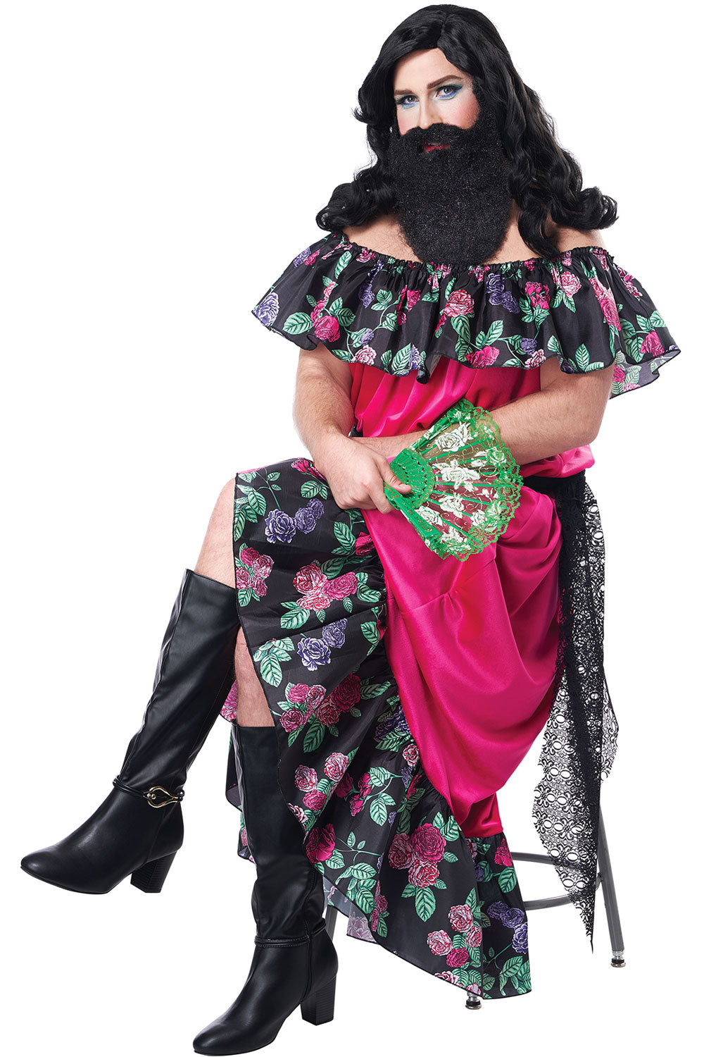 The Bearded Lady / Adult California Costume 5020/083