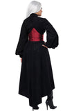 Vampire Corset Coat / Adult California Costume  5023/039