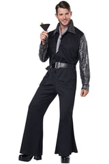 Flashy 70's Style Jumpsuit / Adult California Costume 5120/074