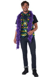 Men'S Sequin Carnival Vest Set/Adult California Costume  6122/004