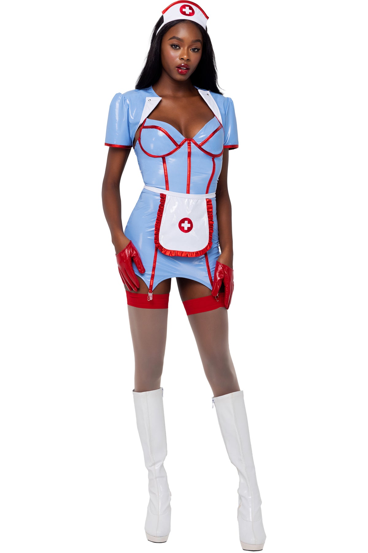 4Pc Retro Nurse Roma  6180