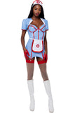 4Pc Retro Nurse Roma  6180