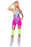 5Pc Retro Rollerblade Doll Roma  6188