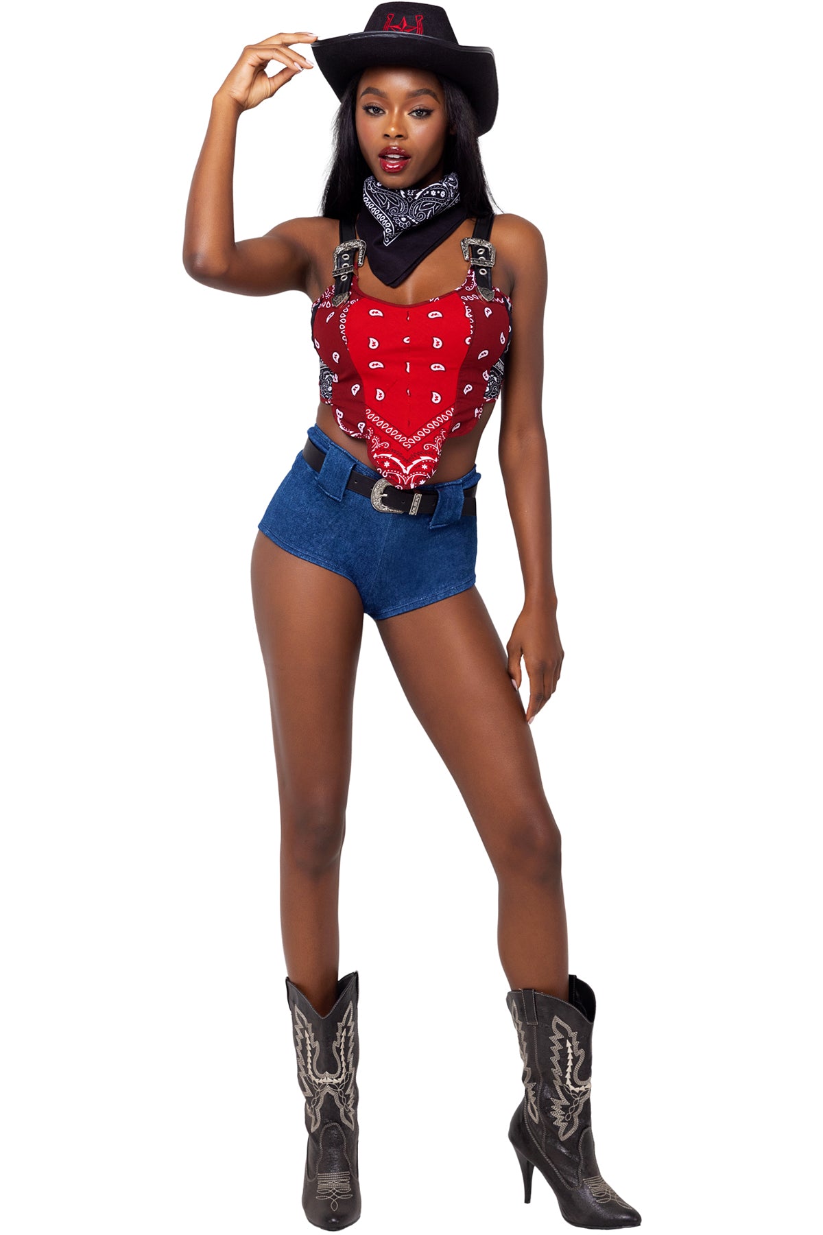 4Pc Western Cowgirl Roma  6196