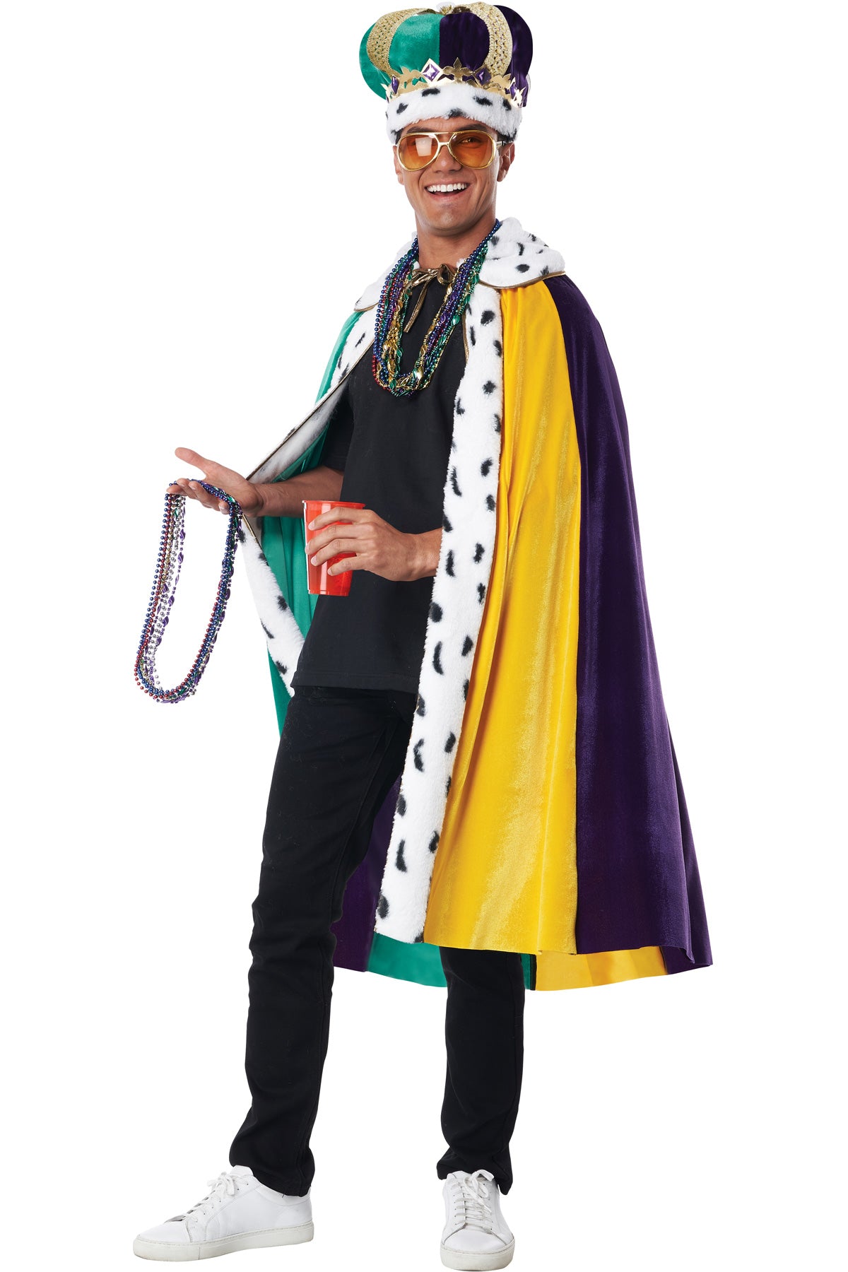 Mardi Gras Cape & Crown Set/Adult California Costume  6222/005