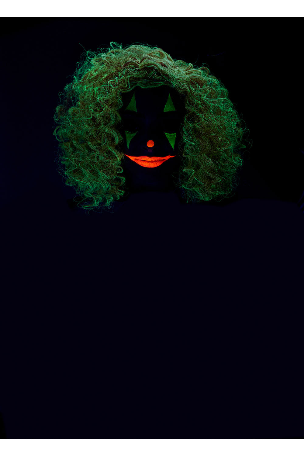 Glow In The Dark Curly Clown Wig California Costume 7020/125
