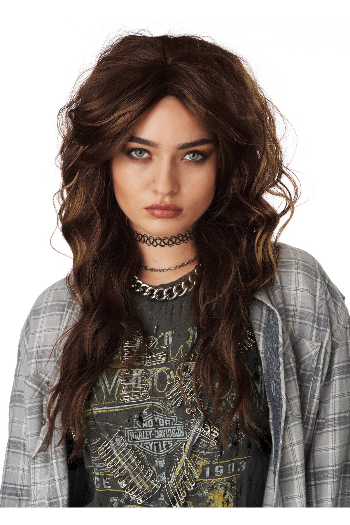 90'S Grunge Rocker Wig California Costume  7022/081