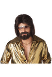 SEXY 70'S MAN WIG, BEARD & MOUSTACHE California Costume 70324