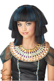 Egyptian Cleopatra Blue Nile Step Layered Wig With Colored Streaks Costume California Costume  70697