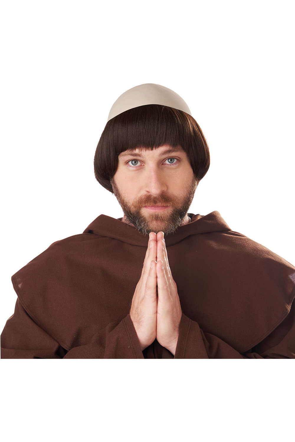Medieval Friar Wig With Bald Cap California Costume 7120/102