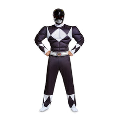 BLACK RANGER CLASSIC MUSCLE ADULT Disguise 79733