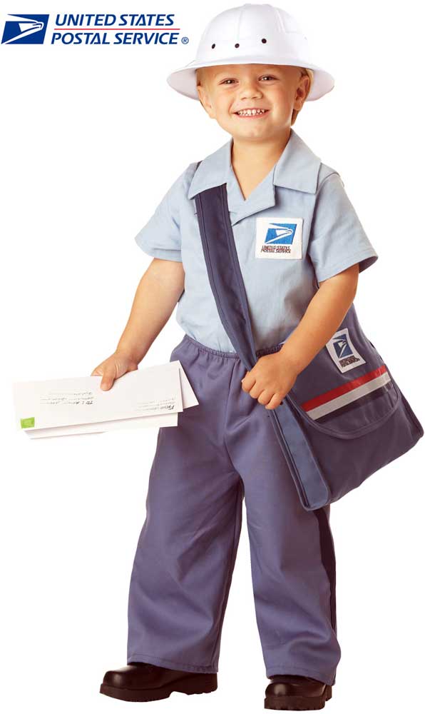 USPS Postal Service Postman Licensed Costume California Costume 00044