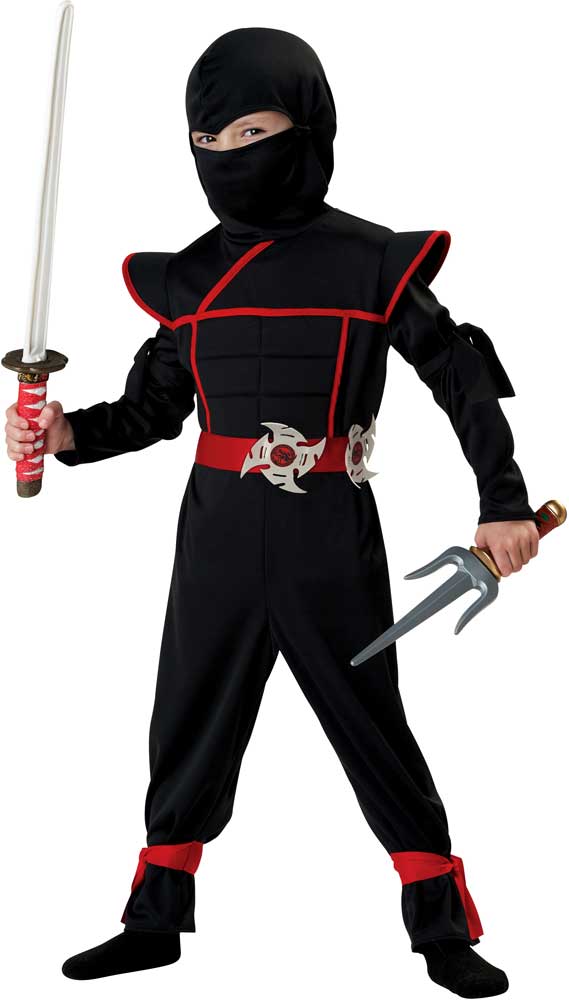 Stealthy Ninja Karate Halloween Costume Mortal Kombat Jumpsuit California Costume 00121