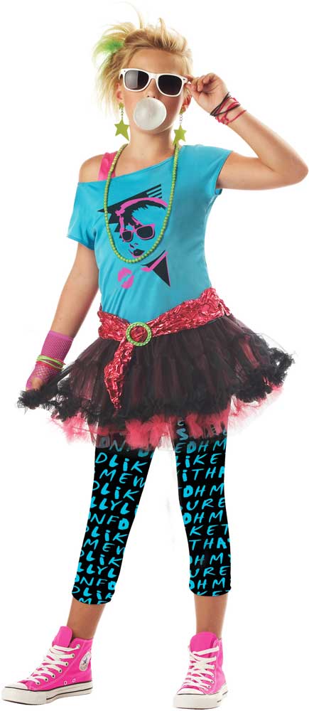 Like Whatever Totally Rad 80's Style Valley Halloween Costume California Costume 00399