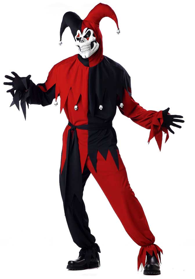 Wicked Evil Jester California Costume 00746