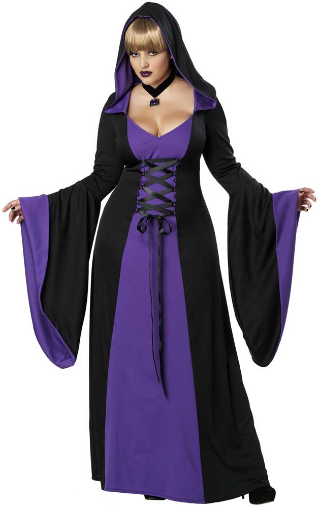 Plus Size Deluxe Hooded Robe Costume California Costume 01702