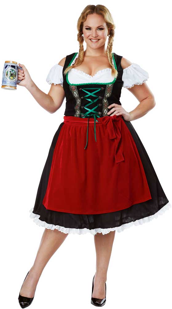 Plus Size German Dirndl Oktoberfest Costume California Costume 01751