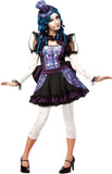 Creepy Circus Broken Rag Doll Puppeteer Costume Polka Dot Dress California Costume 04067