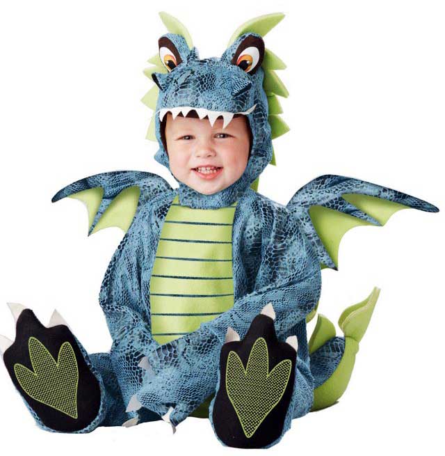 Terrifyingly Darling Dragon Monster Wings Jumpsuit Costume California Costume 10024