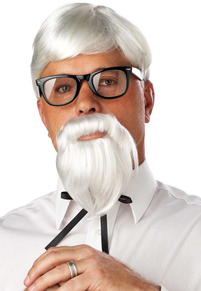 The Colonel Wig & Moustache California Costume 70106