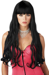 Morticia Extra Black Wig California Costume 70397