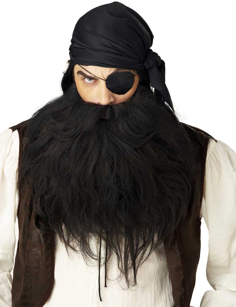 Pirate Beard & Moustache California Costume 70490