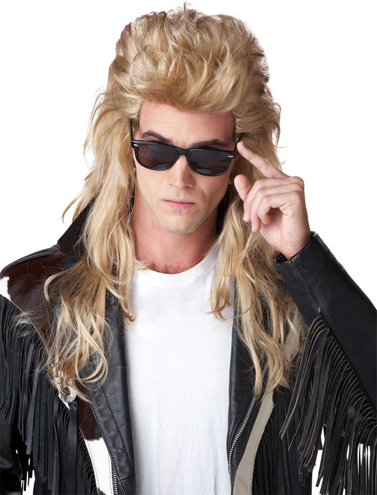 80's Rock Mullet Wig California Costume 70626