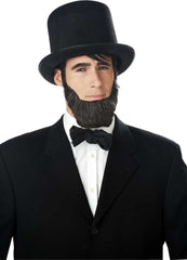 Honest Abe President Abraham Lincoln Realistic Self Adhesive Beard Costume California Costume 70714