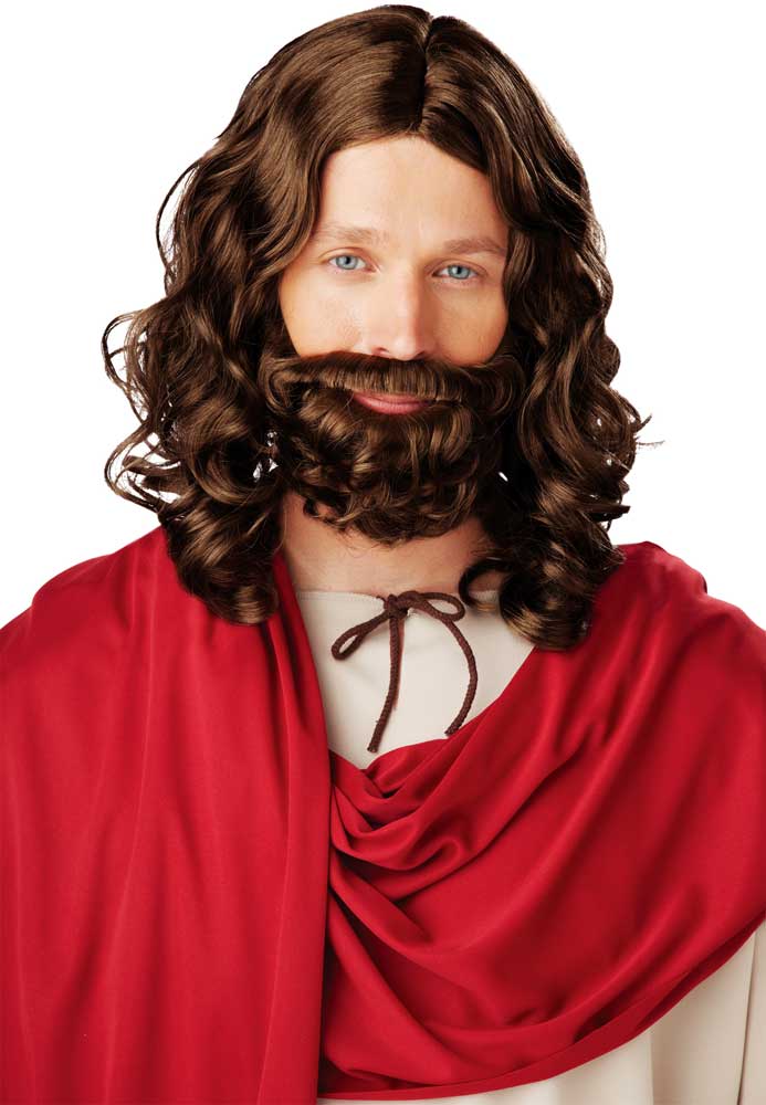 Jesus Christ Wig & Beard California Costume 70754