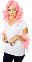 Pretty In Pink Curly Hair Wig California Costume 70837