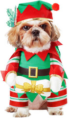 Santa's Little Helper Elf Pet Costume California Costume PET20132
