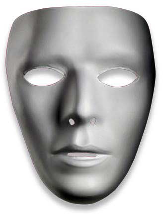 Blank Male Mask Disguise 10475