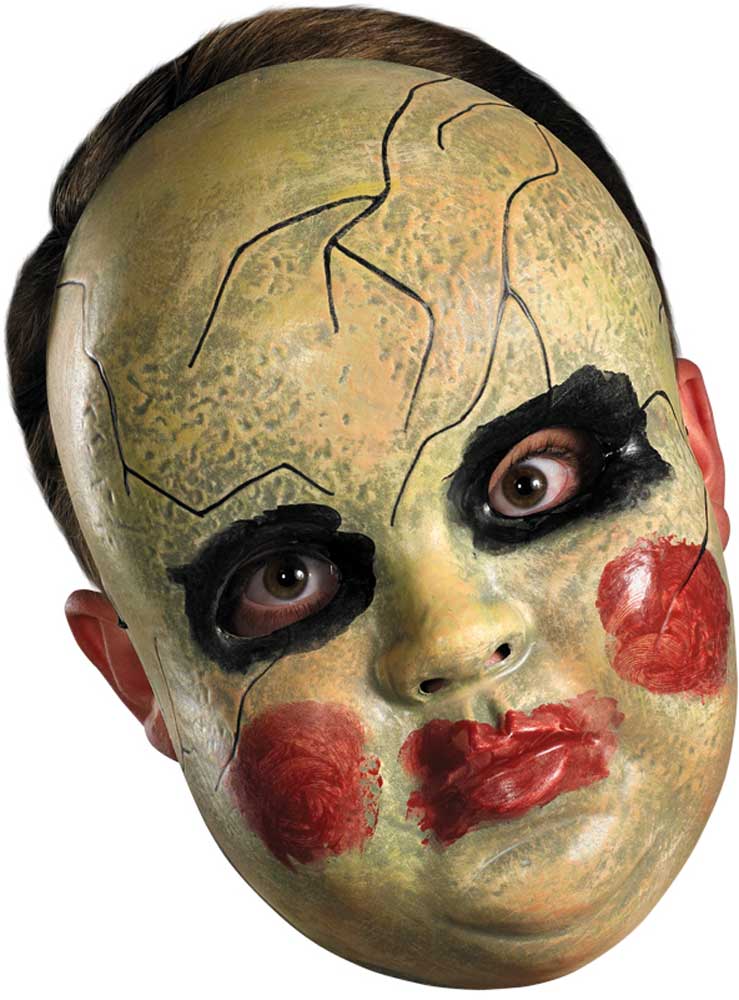 Smeary Doll Face Mask Disguise 23930