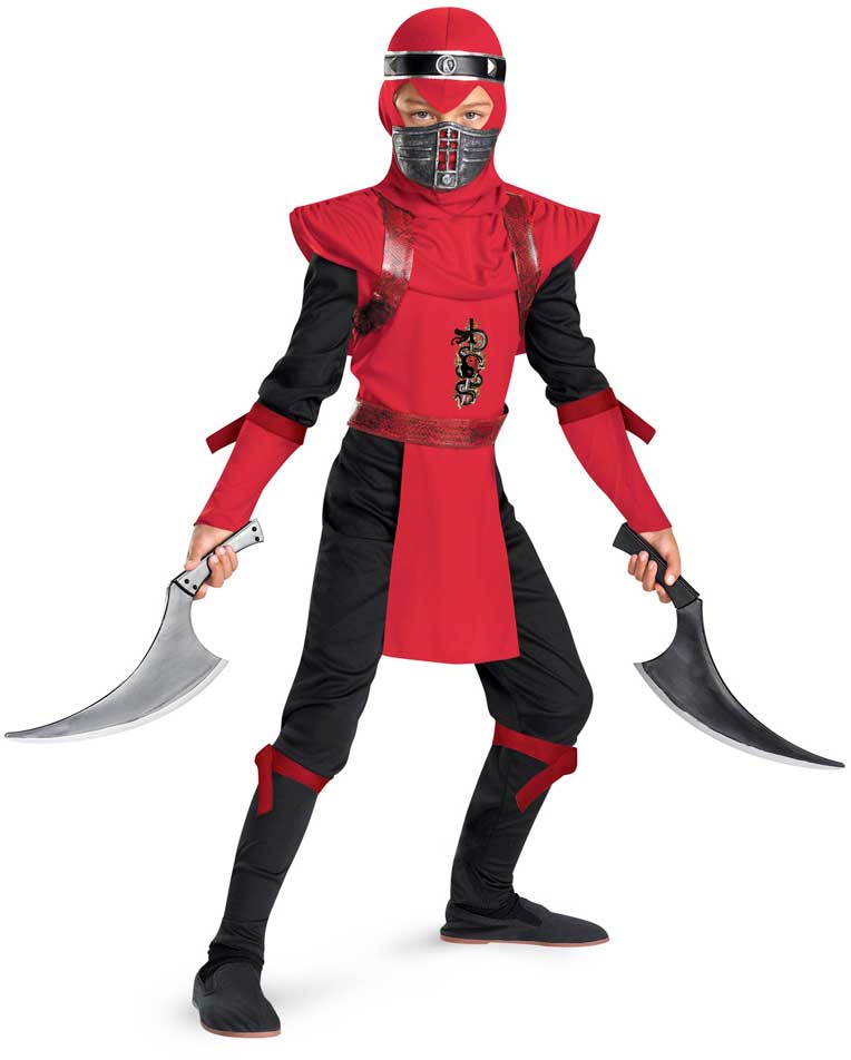 Red Viper Ninja Deluxe Costume Disguise 50534