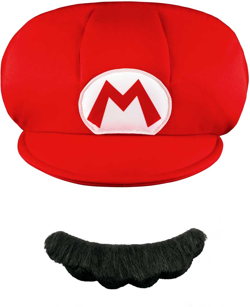 Mario Child Hat & Mustache Disguise 73755